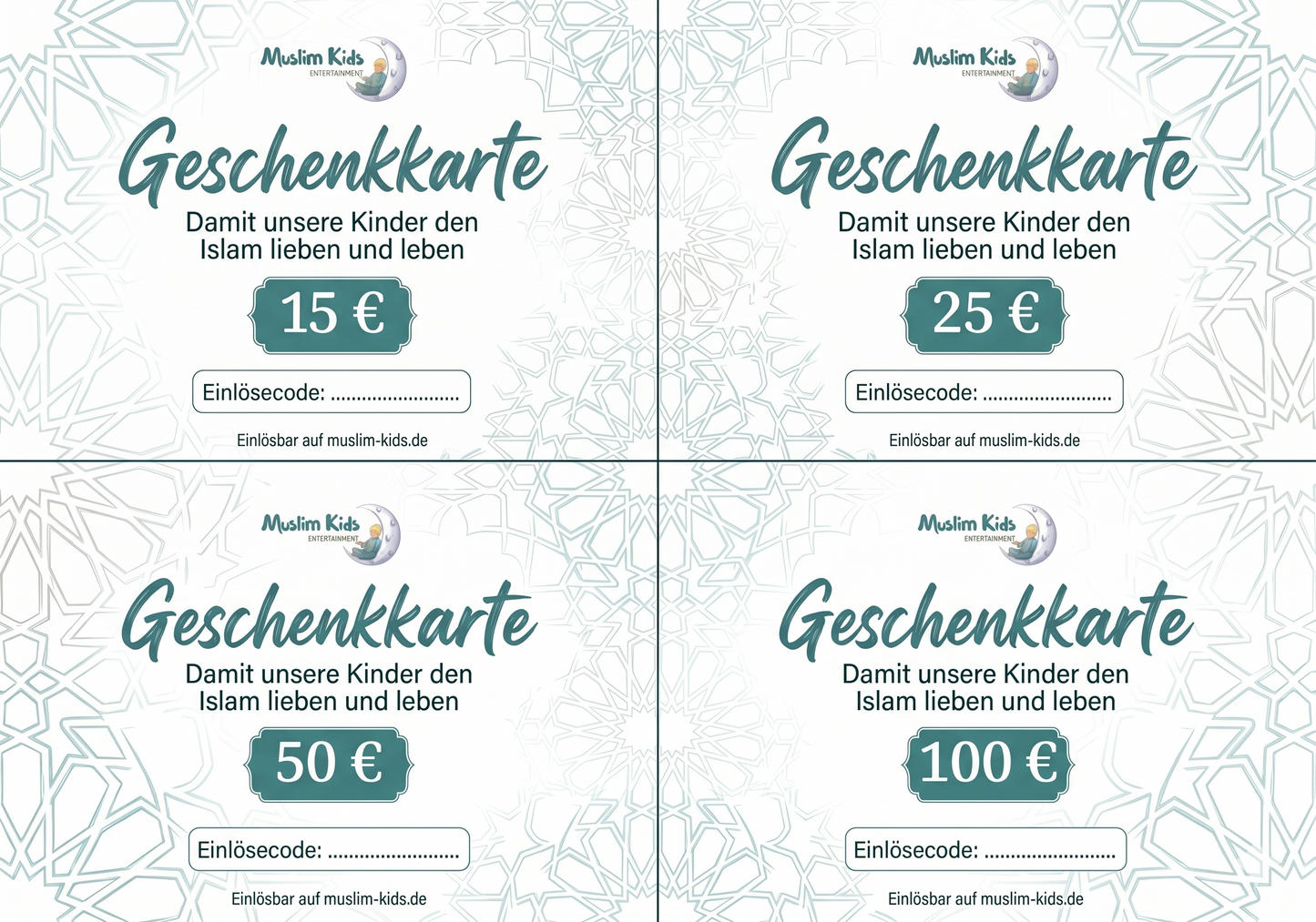 Muslim Kids Gutschein
