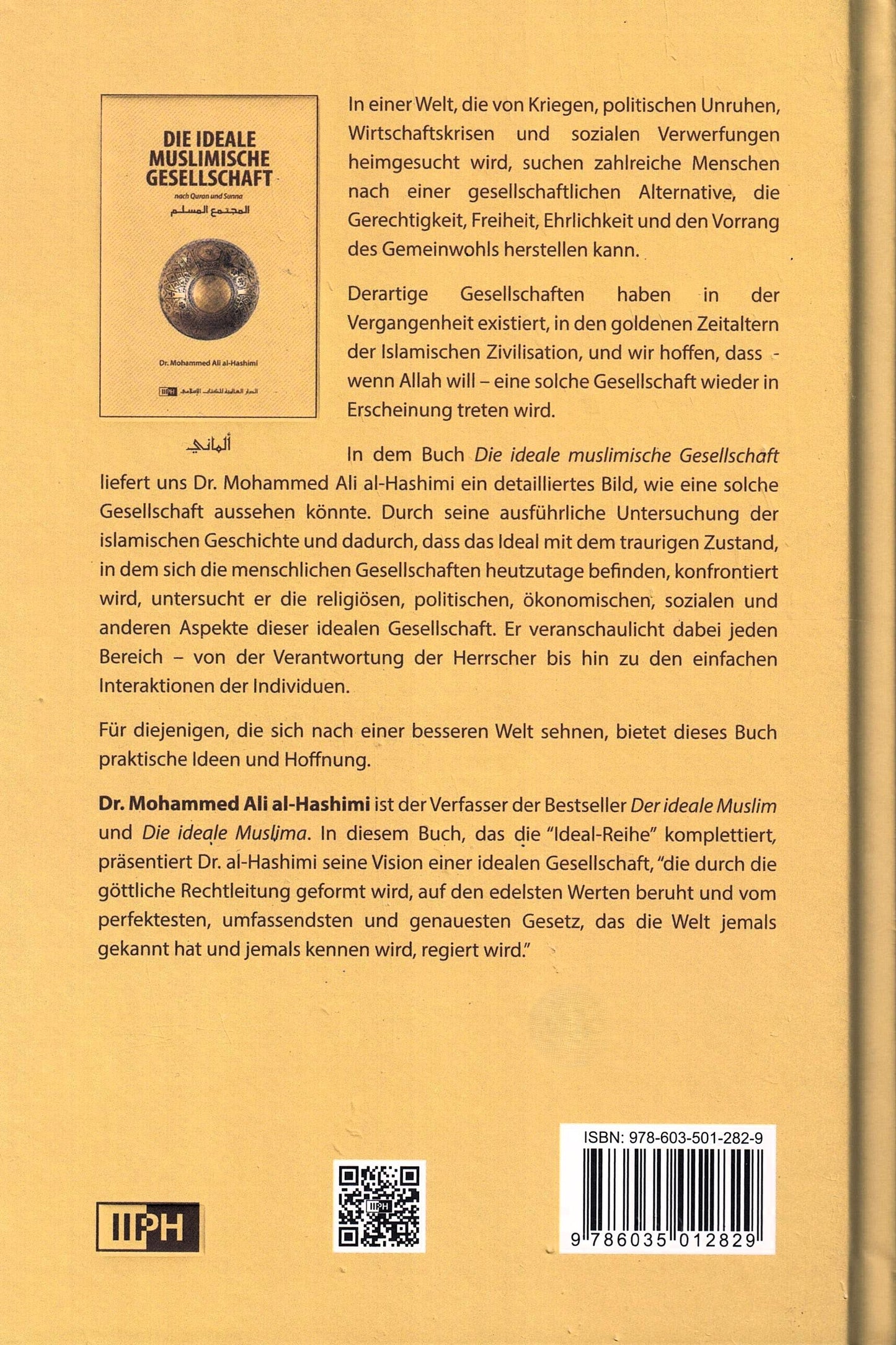 Die ideale muslimische Gesellschaft – Rückseite