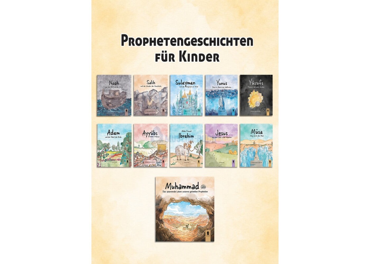 Prophetengeschichten Sparset – elf Kinderbücher inklusive Muhammad