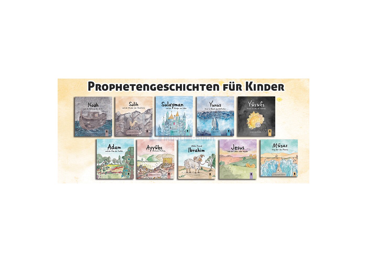 Prophetengeschichten Kinderbücher Komplettset mit 10 Titeln