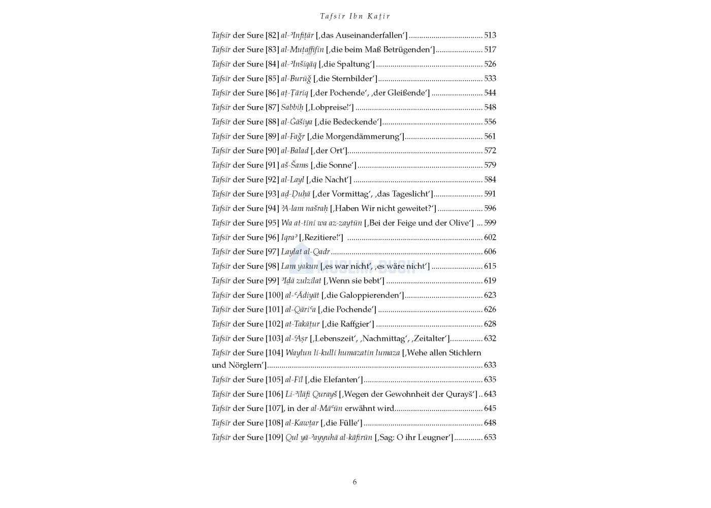 Tafsir ibn Kathir - Sure 50 bis 114