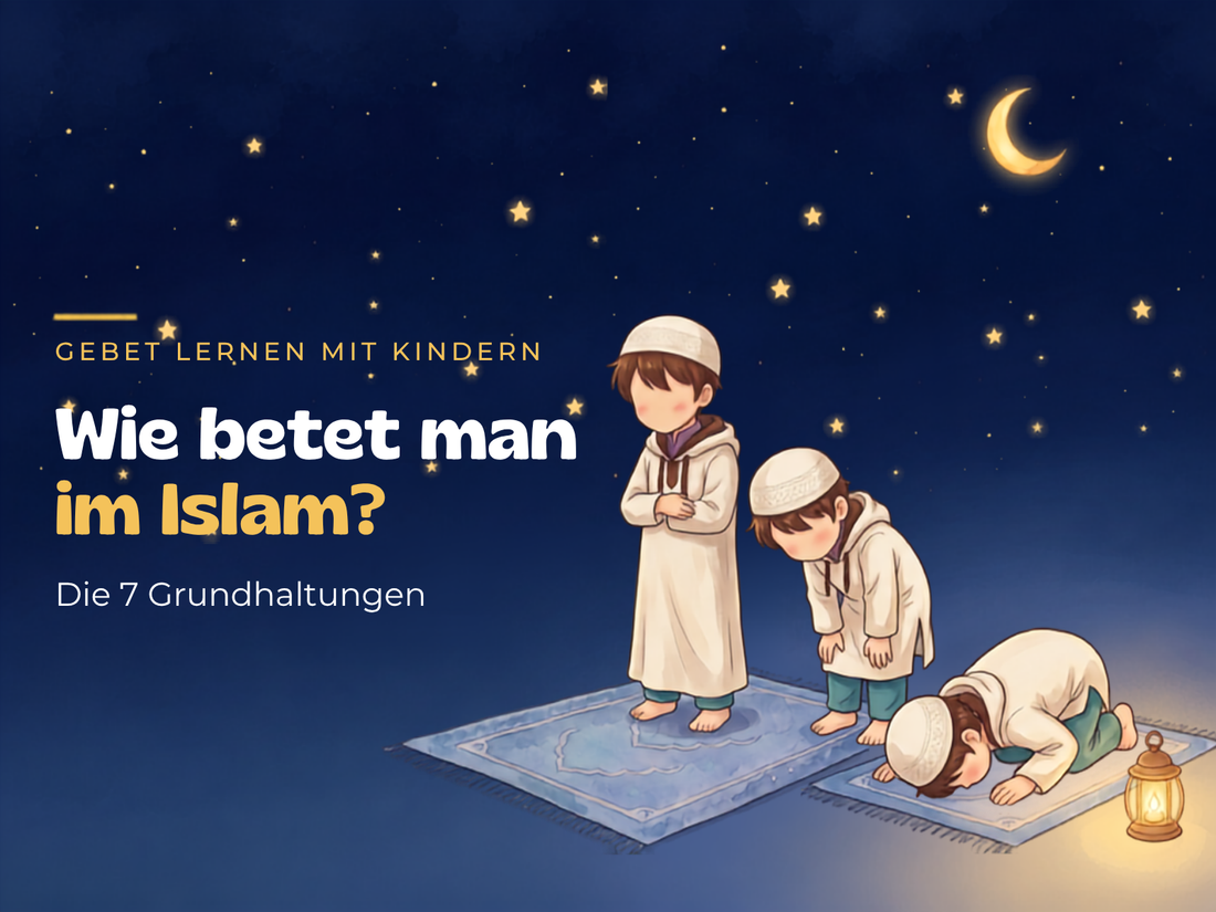 Wie betet man im Islam? 7 grundlegende Haltungen Schritt für Schritt