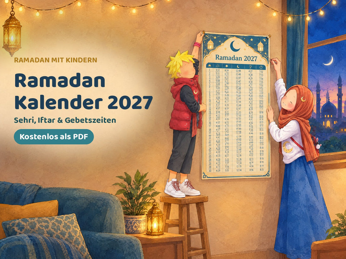 Ramadan Kalender 2027 – Sehri, Iftar und Gebetszeiten kostenlos als PDF