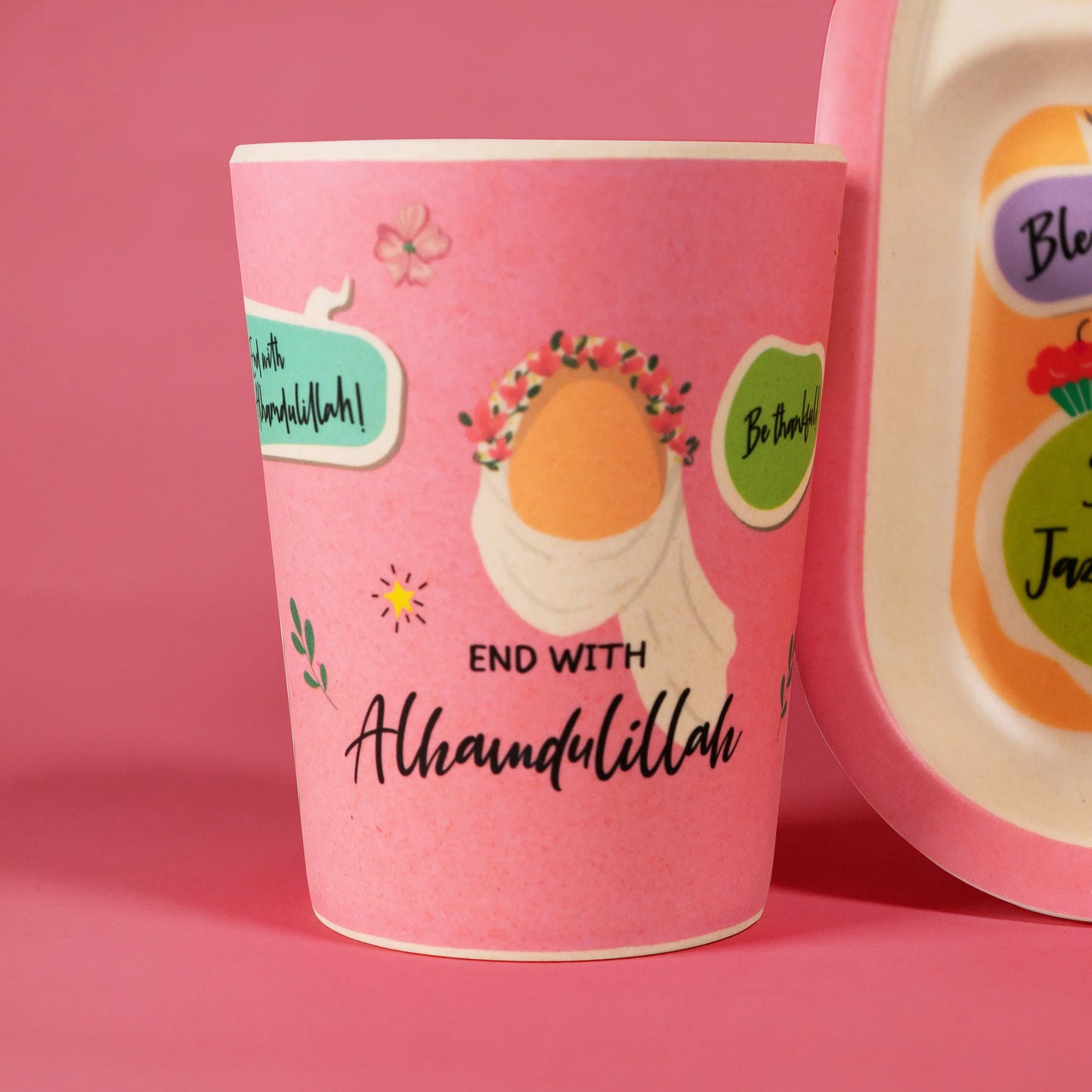 Super Muslimah Kinder-Geschirrset (5-teilig)