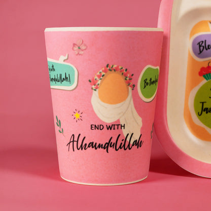 Super Muslimah Kinder-Geschirrset (5-teilig)