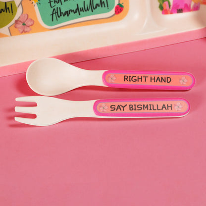 Super Muslimah Kinder-Geschirrset (5-teilig)