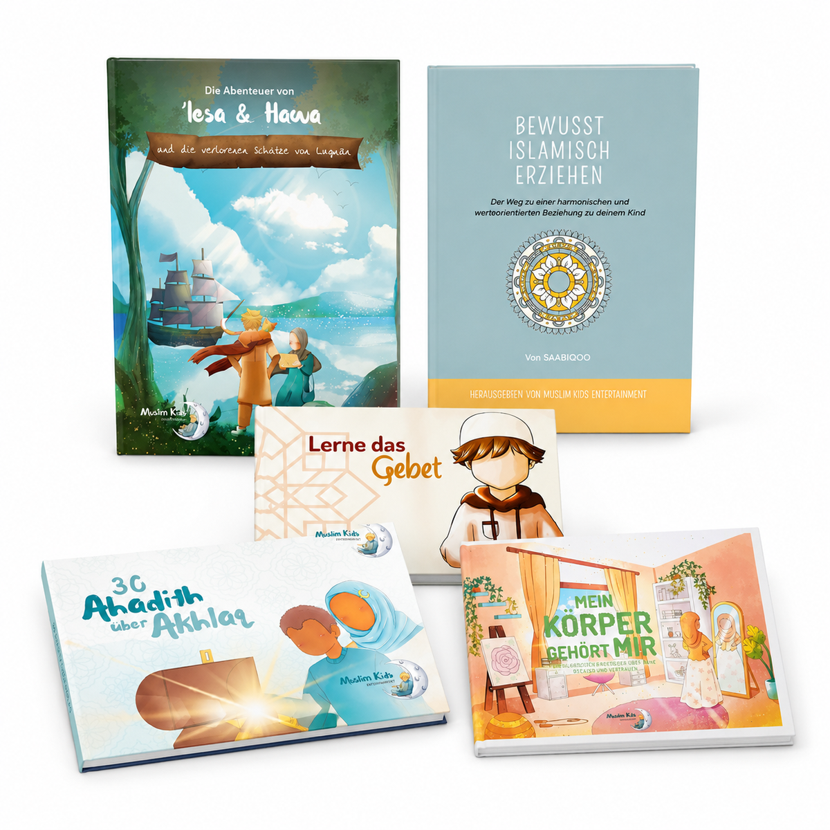 Muslim Kids Medium Lernpaket — fünf islamische Titel für Kinder und Eltern