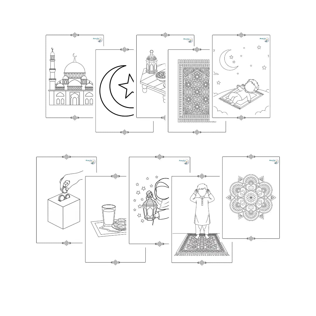 Kostenlose Ramadan Ausmalbilder | Deine perfekte Freebie-Aktion für ruhige Fastentage