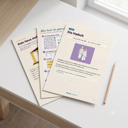 Die 5 Säulen des Islam – Mitmachheft zum Ausdrucken (PDF)