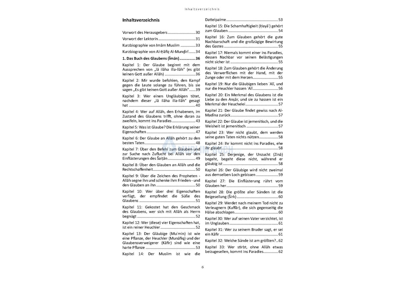 Sahih Muslim - von Imam Al-Hafiz Al-Mundiryy (Band 1)
