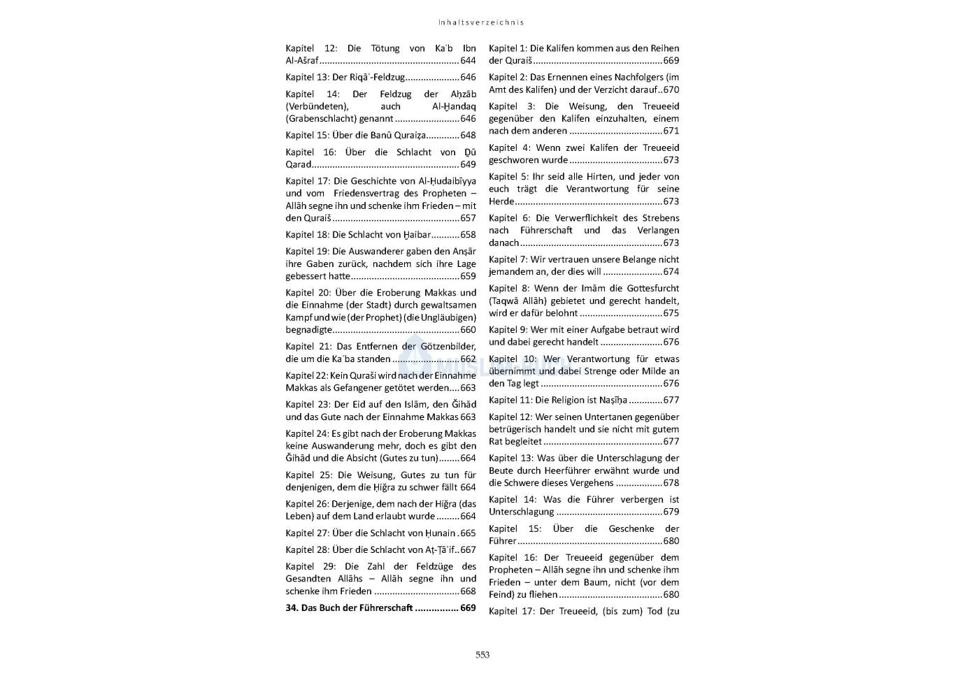 Sahih Muslim - von Imam Al-Hafiz Al-Mundiryy (Band 2)