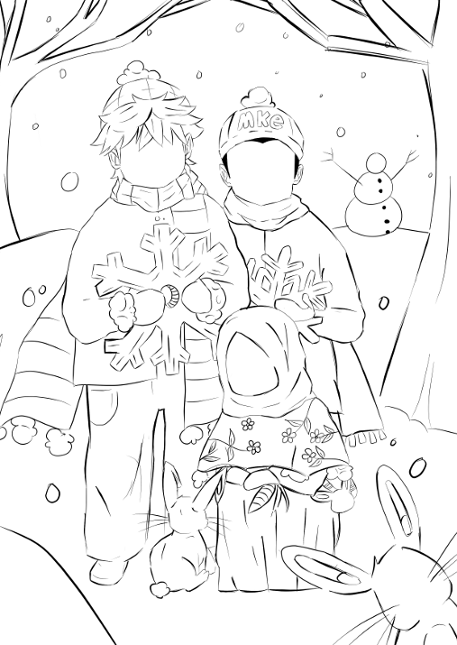 Kostenloses druckbares Malbuch: Winter Edition für Kinder