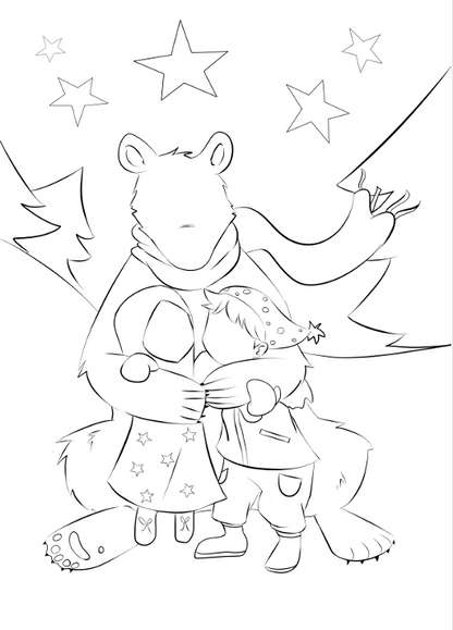 Kostenloses druckbares Malbuch: Winter Edition für Kinder