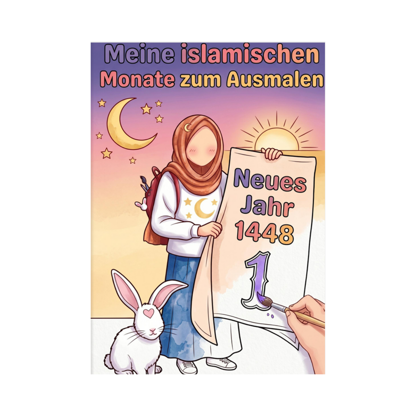 Meine islamischen Monate zum Ausmalen – Kostenloses Ausmalheft (PDF)