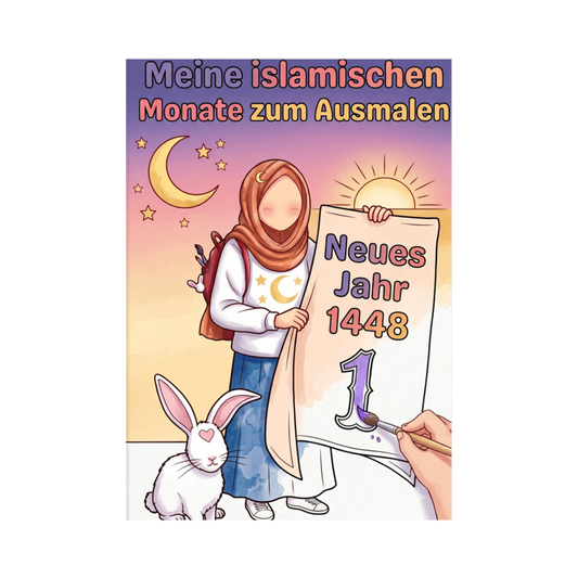 Meine islamischen Monate zum Ausmalen – Kostenloses Ausmalheft (PDF)