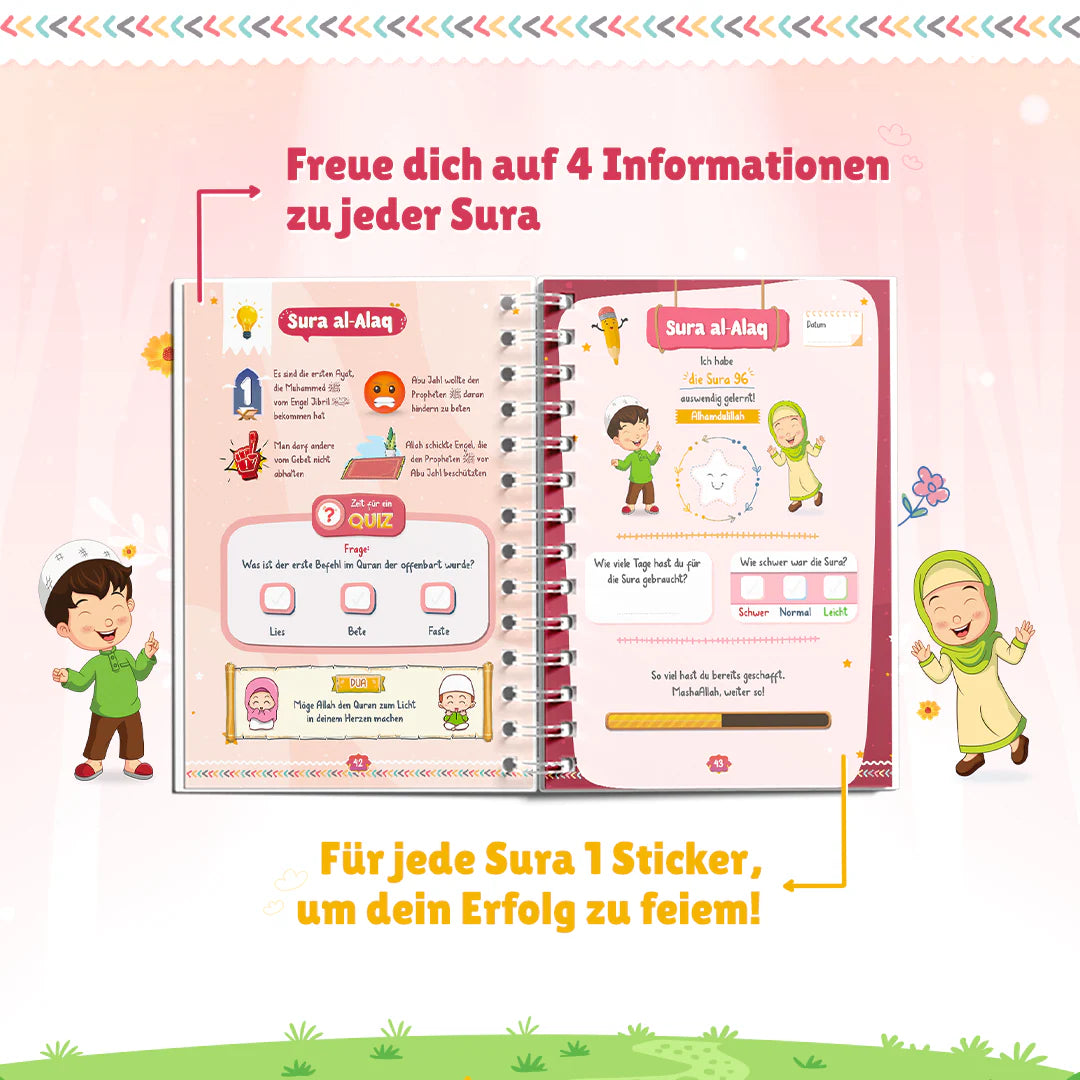 Mein Quran Planer - das ultimative islamische Geschenk für Kinder
