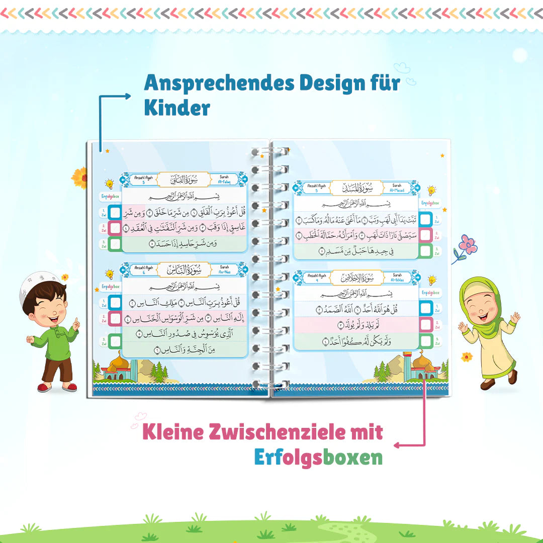 Mein Quran Planer - das ultimative islamische Geschenk für Kinder