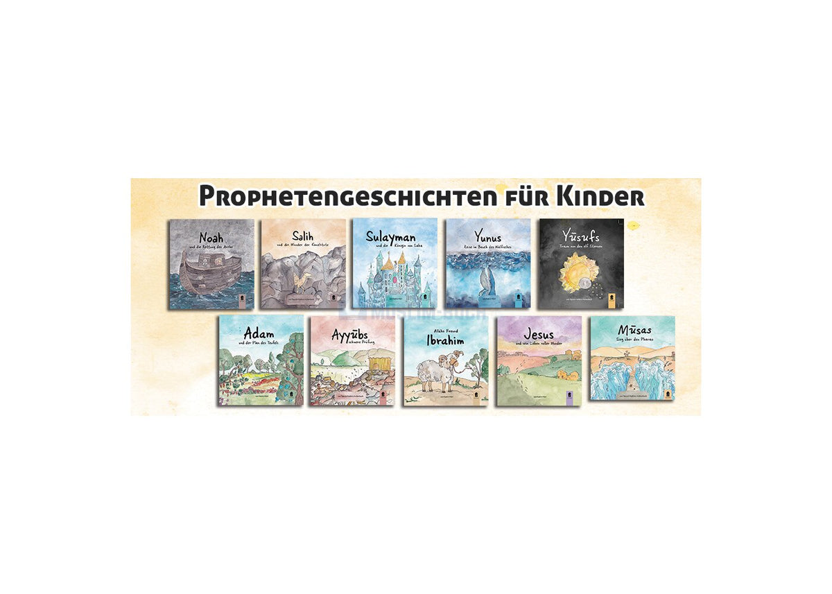 Prophetengeschichten Komplettset – zehn Kinderbücher im Set